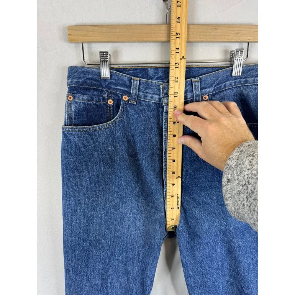 Levis 501‎ Mens Vintage Straight Leg Denim Jeans Blue Made in USA 32x36